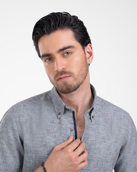 پیراهن آستین کوتاه مردانه ام کی کالکشن