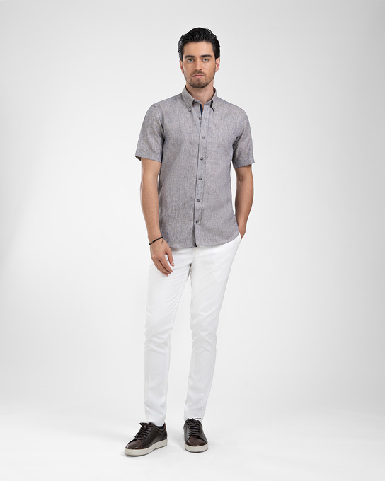 پیراهن آستین کوتاه مردانه ام کی کالکشن