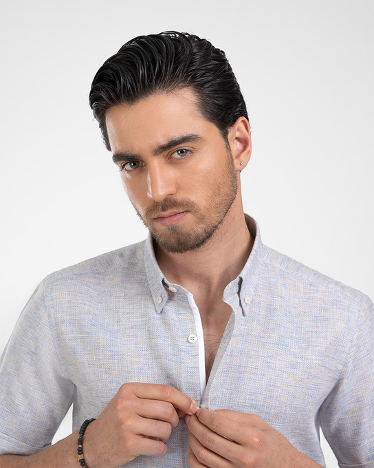 پیراهن آستین کوتاه مردانه ام کی کالکشن