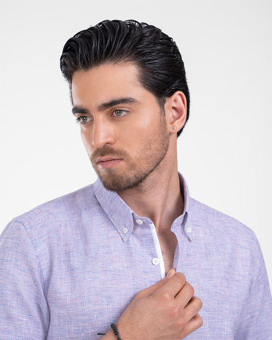 پیراهن آستین کوتاه مردانه ام کی کالکشن