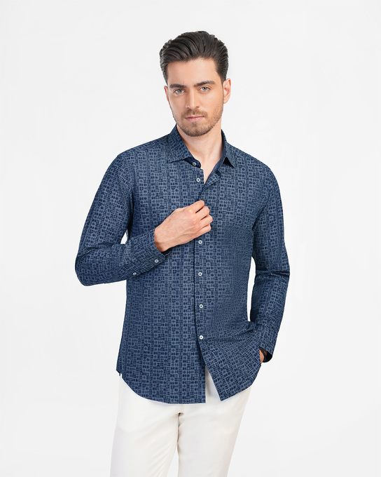 پیراهن آستین بلند مردانه ام کی کالکشن