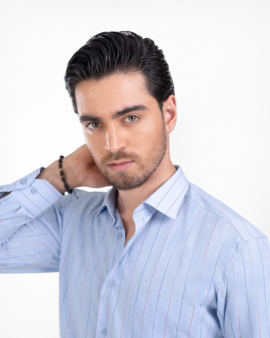 پیراهن آستین بلند مردانه ام کی کالکشن