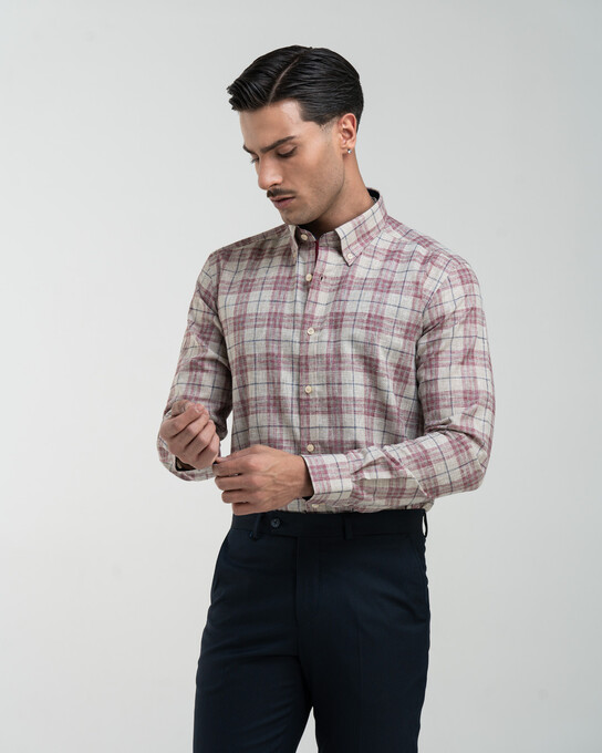 پیراهن آستین بلند مردانه ام کی کالکشن