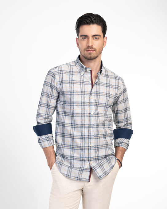 پیراهن آستین بلند مردانه ام کی کالکشن