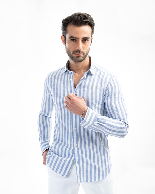 پیراهن آستین بلند مردانه ام کی کالکشن