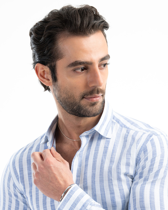 پیراهن آستین بلند مردانه ام کی کالکشن