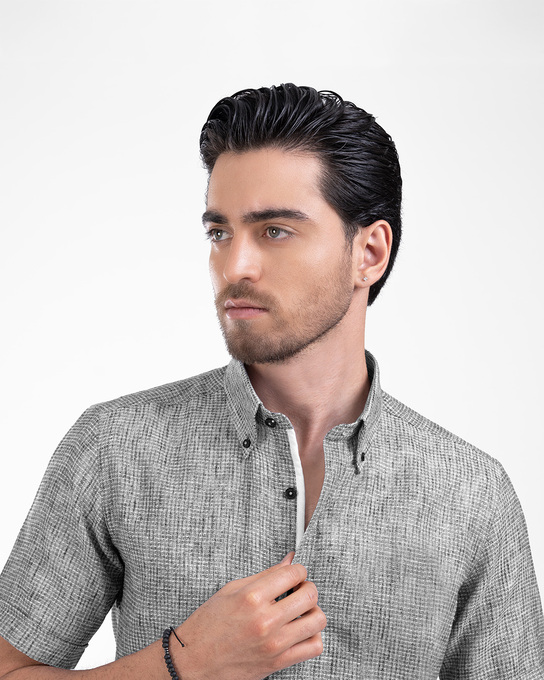 پیراهن آستین کوتاه مردانه ام کی کالکشن