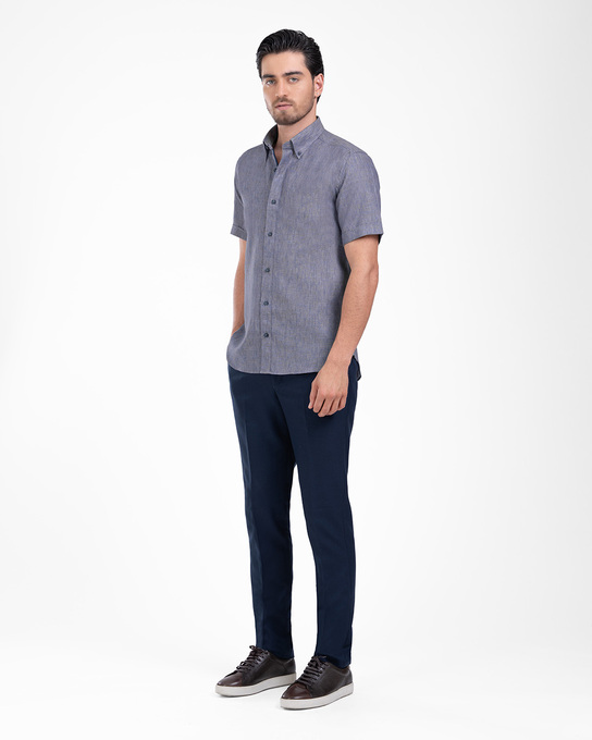 پیراهن آستین کوتاه مردانه ام کی کالکشن