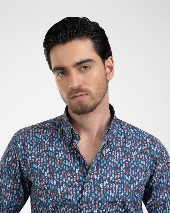 پیراهن آستین بلند مردانه ام کی کالکشن