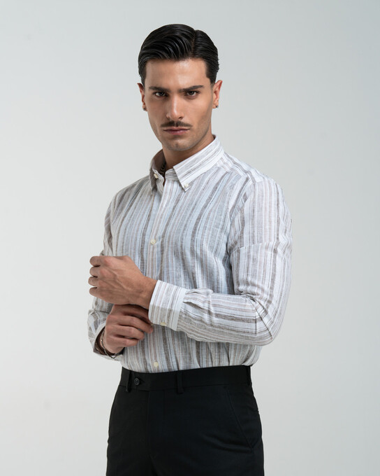 پیراهن آستین بلند مردانه ام کی کالکشن