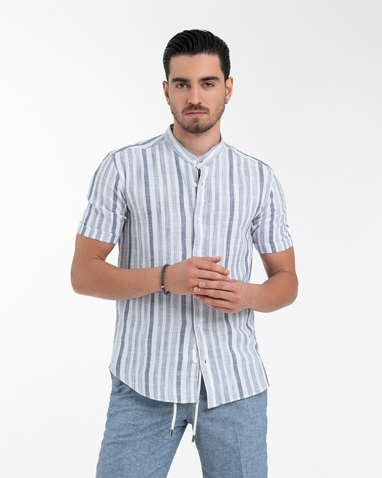 پیراهن آستین کوتاه مردانه ام کی کالکشن