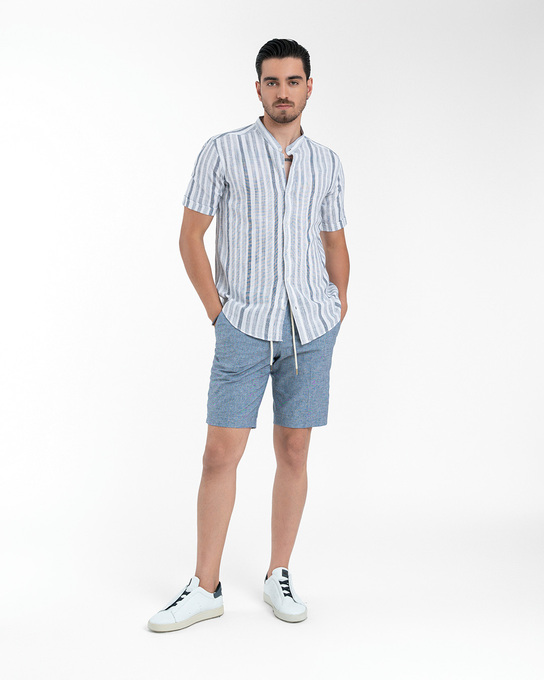 پیراهن آستین کوتاه مردانه ام کی کالکشن