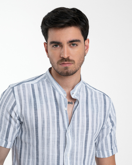 پیراهن آستین کوتاه مردانه ام کی کالکشن