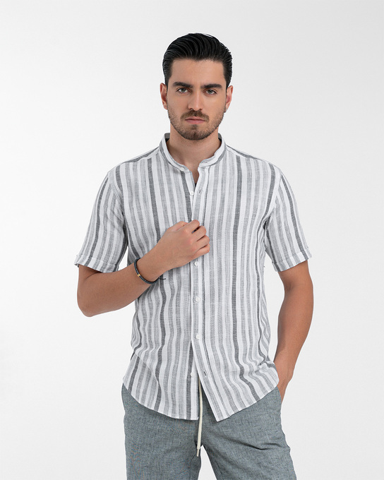 پیراهن آستین کوتاه مردانه ام کی کالکشن