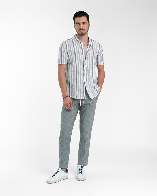 پیراهن آستین کوتاه مردانه ام کی کالکشن