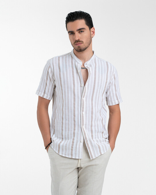 پیراهن آستین کوتاه مردانه ام کی کالکشن