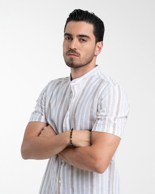 پیراهن آستین کوتاه مردانه ام کی کالکشن