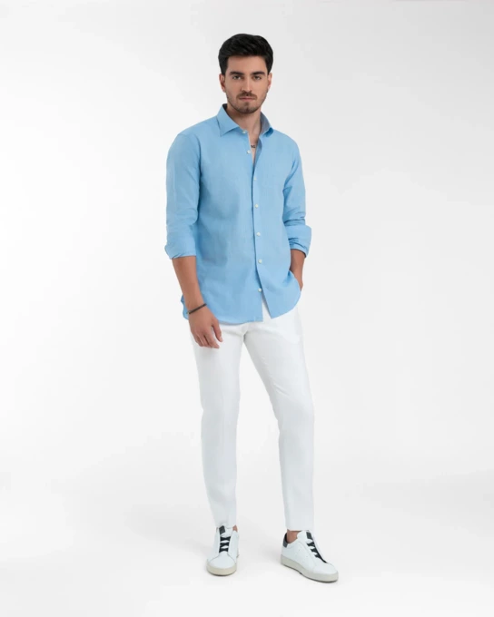 پیراهن آستین بلند مردانه ام کی کالکشن