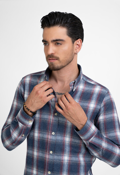 پیراهن آستین بلند مردانه ام کی کالکشن