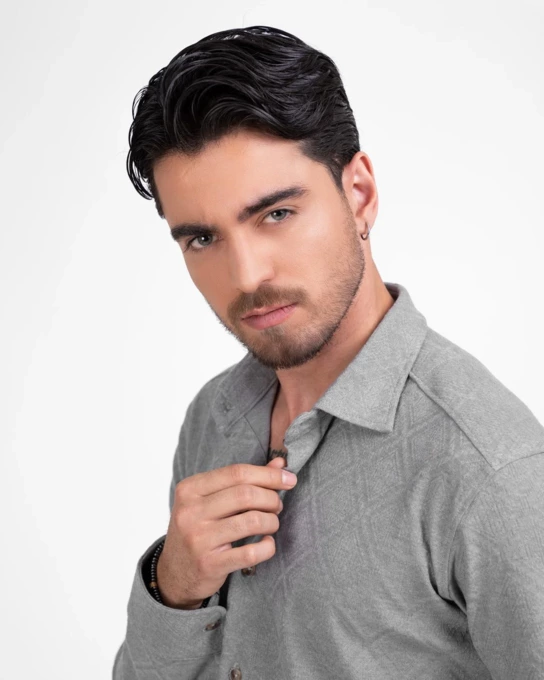 پیراهن آستین بلند مردانه ام کی کالکشن