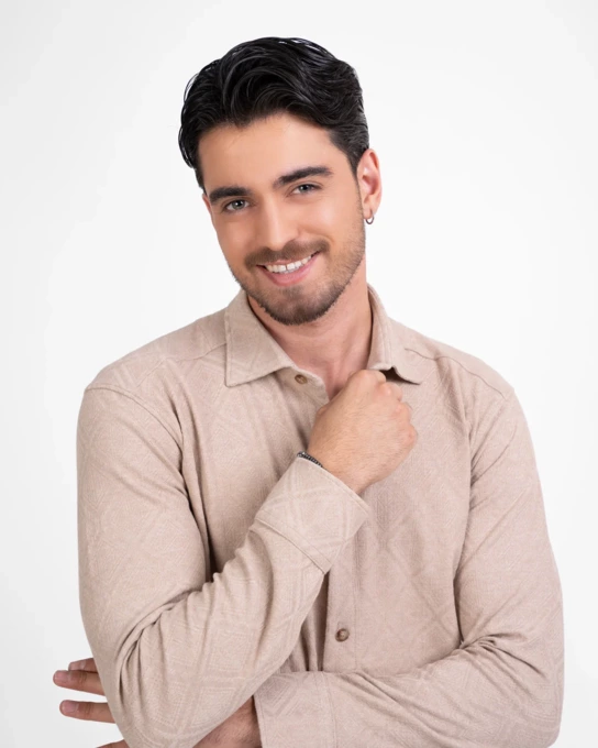 پیراهن آستین بلند مردانه ام کی کالکشن