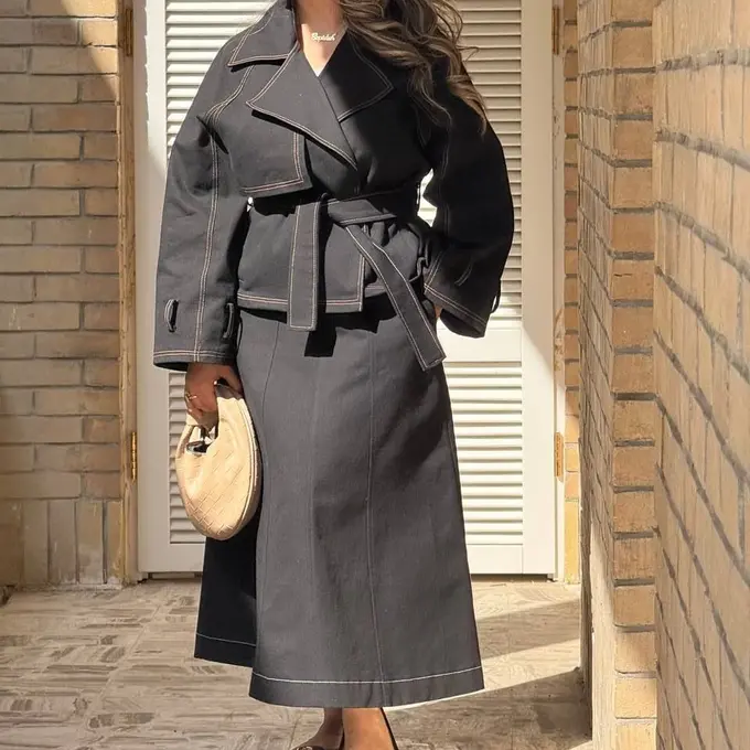 دامن بلند زنانه چام